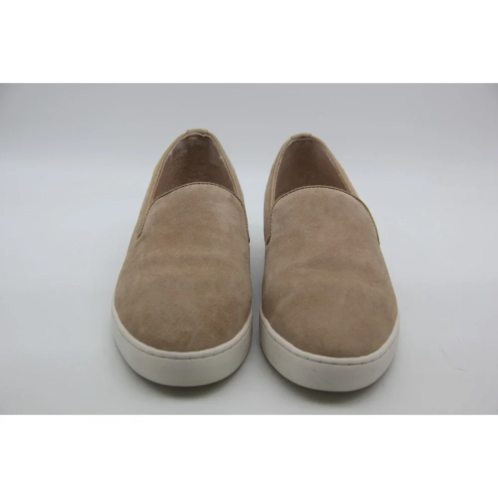 Birdies Womens The Swift Slip On Shoes 6 Tan Suede Comfy Sneaker Loafers Preppy